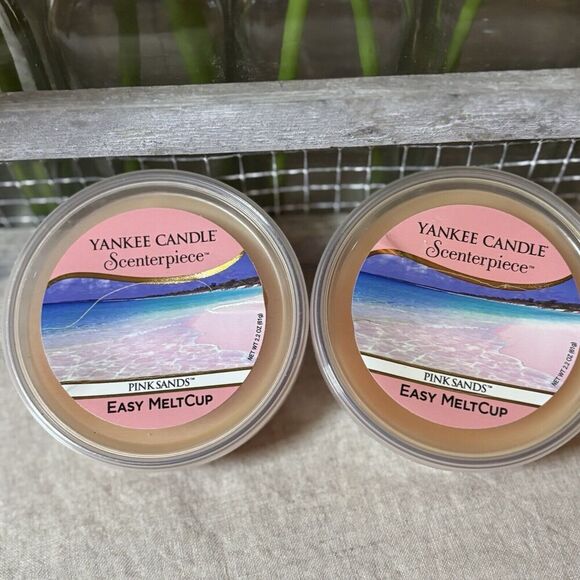 Yankee Candle Other - NEW 2pk Yankee Candle Scenterpiece PINK SANDS Easy Meltcups.